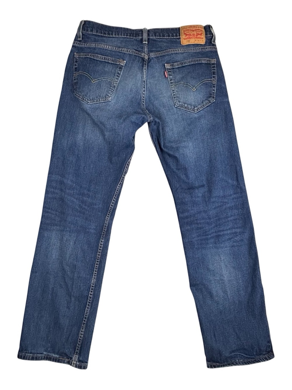 Levi’s 569 Jeans Men 34X34 (Fit 34X32) Blue Loose Straight Denim Relaxed Stretch